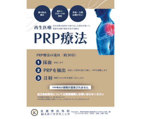 PRP療法についてのご案内