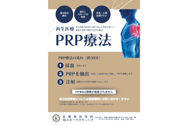 PRP療法についてのご案内